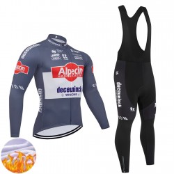 Uomo Invernale Completo Maglie e Calzamaglia con bretelle Alpecin Deceuninck 2025