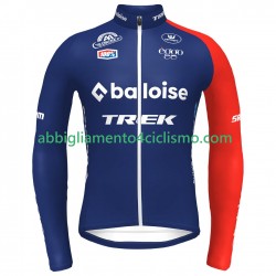 Uomo Maglia Ciclismo Maniche Lunghe Baloise TREK Lions 2024 N001