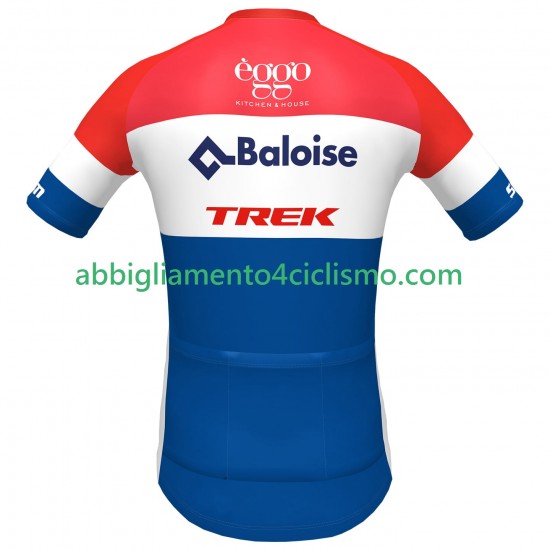 Uomo Maglia Ciclismo Maniche Corte Baloise TREK Lions 2024
