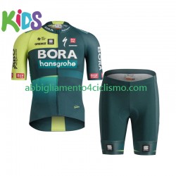Bambino Completo Maglie e Pantaloncini Bora-Hansgrohe 2024 N001