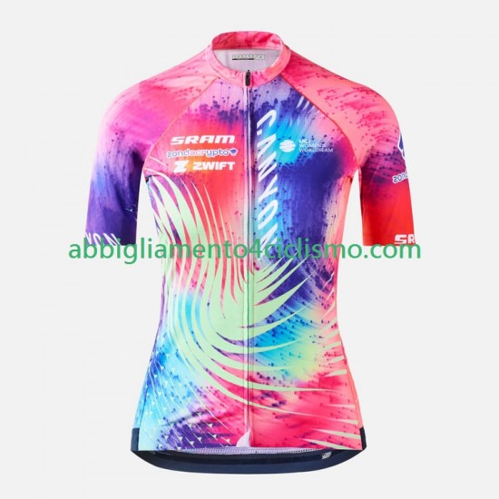 Donna Maglia Ciclismo Maniche Corte CANYON SRAM 2025