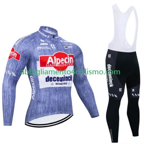 Uomo Completo Maglie e Calzamaglia con bretelle Alpecin Deceuninck 2024