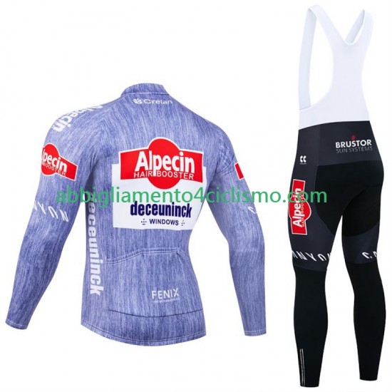 Uomo Completo Maglie e Calzamaglia con bretelle Alpecin Deceuninck 2024