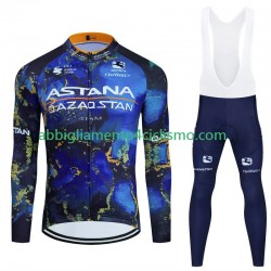 Uomo Completo Maglie e Calzamaglia con bretelle Astana Qazaqstan 2024