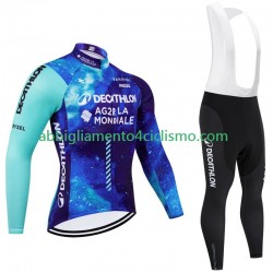 Uomo Completo Maglie e Calzamaglia con bretelle Decathlon Ag2R 2024 N001