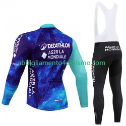 Uomo Completo Maglie e Calzamaglia con bretelle Decathlon Ag2R 2024 N001