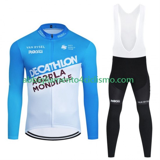 Uomo Completo Maglie e Calzamaglia con bretelle Decathlon Ag2R 2024