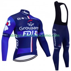 Uomo Completo Maglie e Calzamaglia con bretelle Fdj Groupama 2024