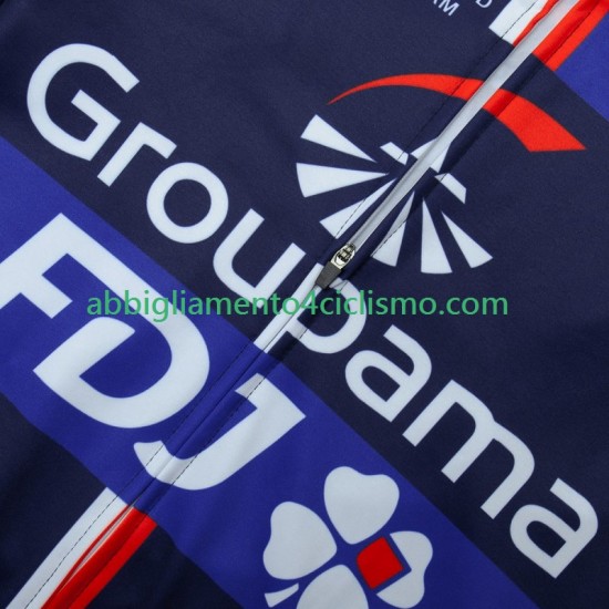 Uomo Completo Maglie e Calzamaglia con bretelle Fdj Groupama 2024