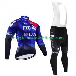 Uomo Completo Maglie e Calzamaglia con bretelle Fdj Suez 2024