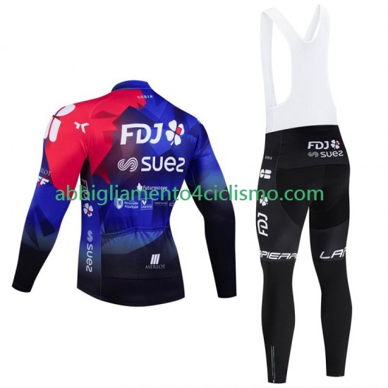 Uomo Completo Maglie e Calzamaglia con bretelle Fdj Suez 2024