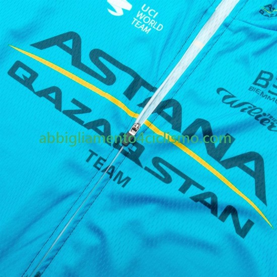 Uomo Completo Maglie e Salopette Astana Qazaqstan 2024 Team