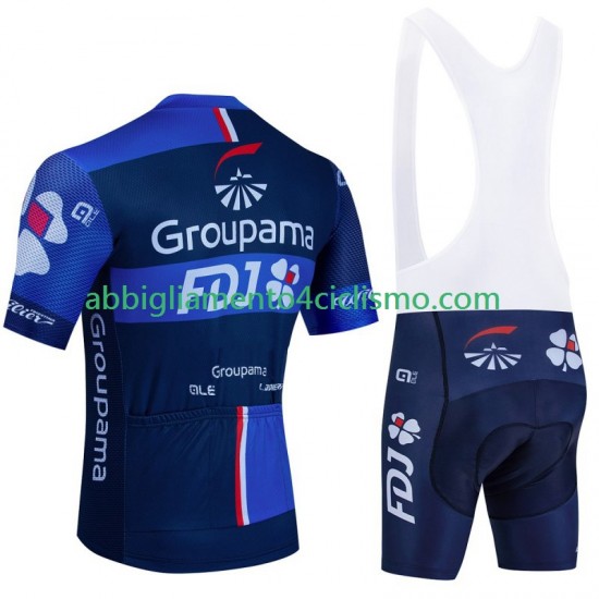 Uomo Completo Maglie e Salopette Fdj Groupama 2024