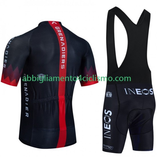 Uomo Completo Maglie e Salopette Ineos Grenadier 2023 Noir