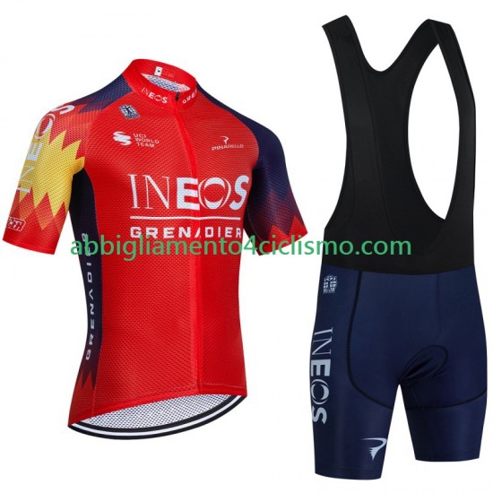 Uomo Completo Maglie e Salopette Ineos Grenadier 2023