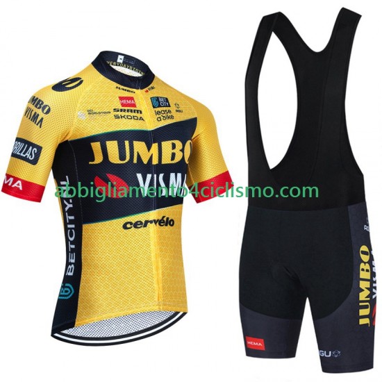 Uomo Completo Maglie e Salopette Jumbo Visma 2023