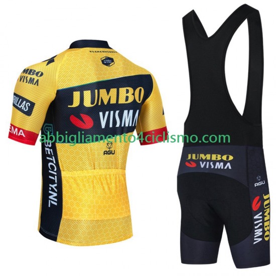 Uomo Completo Maglie e Salopette Jumbo Visma 2023
