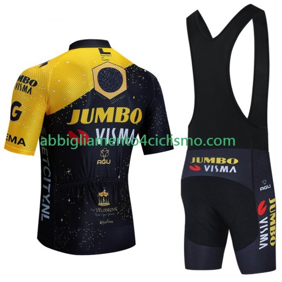 Uomo Completo Maglie e Salopette Jumbo Visma Tdf Velodrome 2023