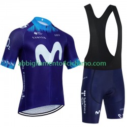 Uomo Completo Maglie e Salopette Movistar 2023