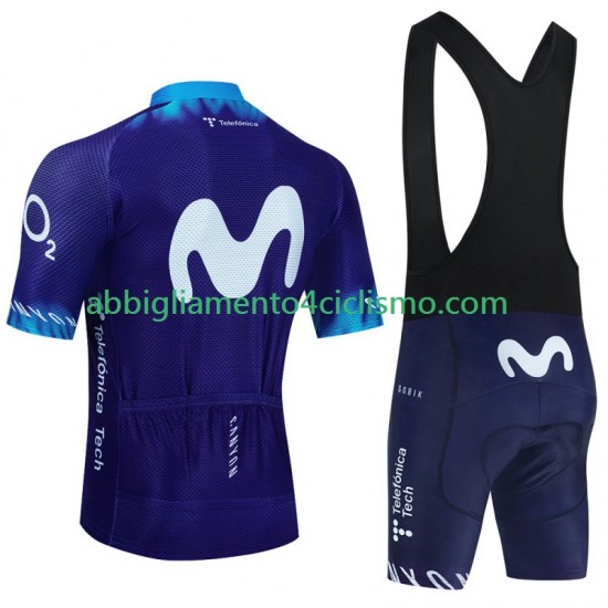 Uomo Completo Maglie e Salopette Movistar 2023
