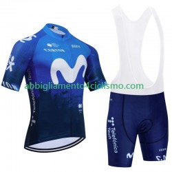 Uomo Completo Maglie e Salopette Movistar 2024