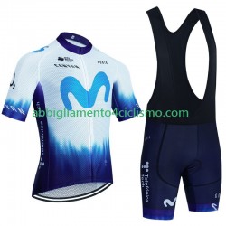 Uomo Completo Maglie e Salopette Movistar Iceberg 2023