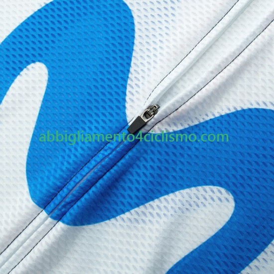 Uomo Completo Maglie e Salopette Movistar Iceberg 2023