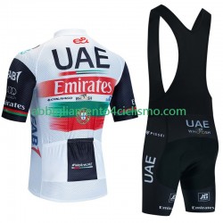 Uomo Completo Maglie e Salopette Uae Emirates 2023 N001