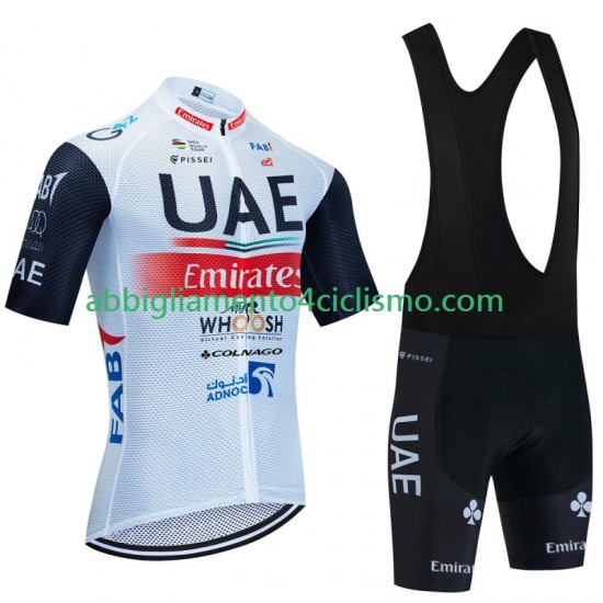 Uomo Completo Maglie e Salopette Uae Emirates 2023