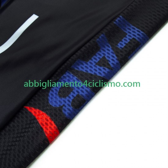 Uomo Completo Maglie e Salopette Uae Emirates 2024 Black