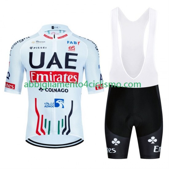 Uomo Completo Maglie e Salopette Uae Emirates 2024