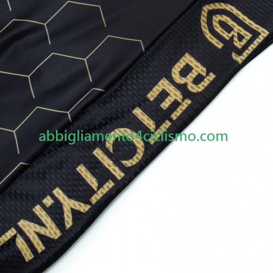 Uomo Completo Maglie e Salopette Visma Lease A Bike 2024 Black