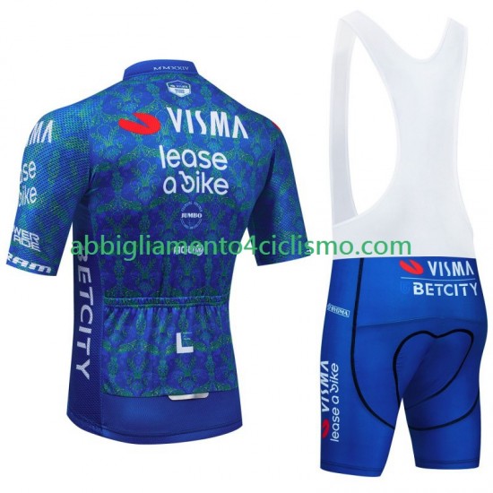 Uomo Completo Maglie e Salopette Visma Lease A Bike Tdf 2024