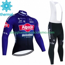 Uomo Invernale Completo Maglie e Calzamaglia con bretelle Alpecin Deceuninck 2023