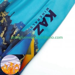 Uomo Invernale Completo Maglie e Calzamaglia con bretelle Astana Qazaqstan 2024 Team