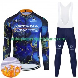 Uomo Invernale Completo Maglie e Calzamaglia con bretelle Astana Qazaqstan 2024