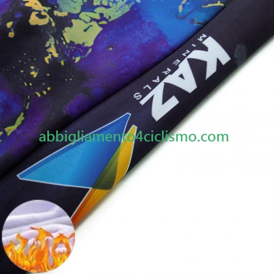 Uomo Invernale Completo Maglie e Calzamaglia con bretelle Astana Qazaqstan 2024