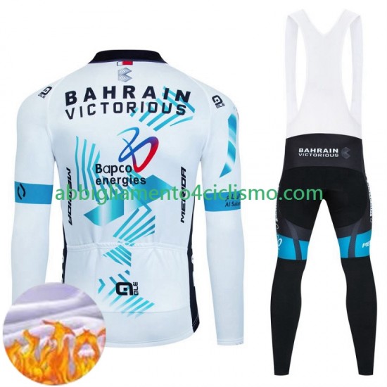 Uomo Invernale Completo Maglie e Calzamaglia con bretelle Bahrain Victorious 2024