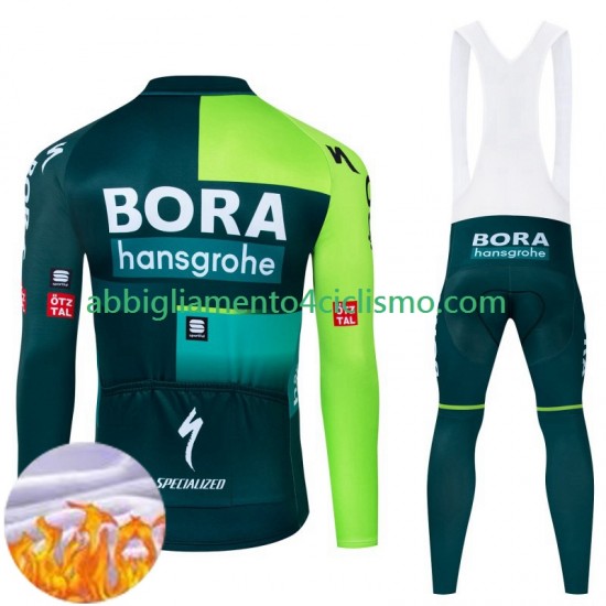 Uomo Invernale Completo Maglie e Calzamaglia con bretelle Bora Hansgrohe 2024 N001