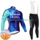 Uomo Invernale Completo Maglie e Calzamaglia con bretelle Decathlon Ag2R 2024 N001