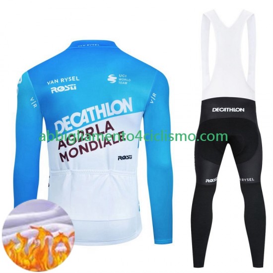 Uomo Invernale Completo Maglie e Calzamaglia con bretelle Decathlon Ag2R 2024