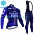 Uomo Invernale Completo Maglie e Calzamaglia con bretelle Fdj Groupama 2023