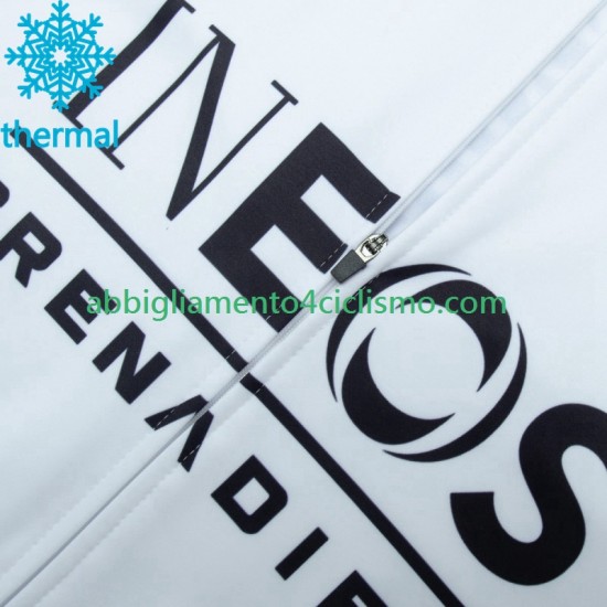 Uomo Invernale Completo Maglie e Calzamaglia con bretelle Ineos Grenadier 2023 Blanc
