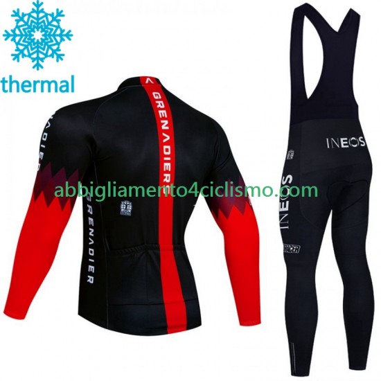 Uomo Invernale Completo Maglie e Calzamaglia con bretelle Ineos Grenadier 2023 Noir