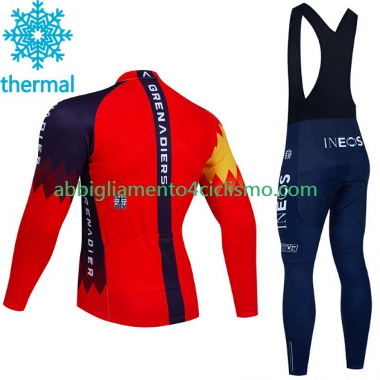 Uomo Invernale Completo Maglie e Calzamaglia con bretelle Ineos Grenadier 2023