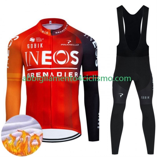 Uomo Invernale Completo Maglie e Calzamaglia con bretelle Ineos Grenadier 2024