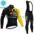 Uomo Invernale Completo Maglie e Calzamaglia con bretelle Jumbo Visma Tdf Velodrome 2023
