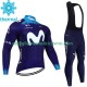 Uomo Invernale Completo Maglie e Calzamaglia con bretelle Movistar 2023