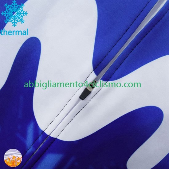 Uomo Invernale Completo Maglie e Calzamaglia con bretelle Movistar 2024