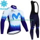 Uomo Invernale Completo Maglie e Calzamaglia con bretelle Movistar Iceberg 2023